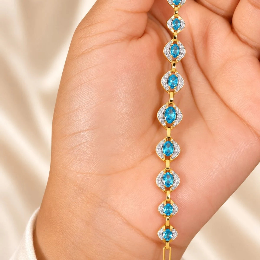 Mira Diamond Bracelet |Gold Vermeil