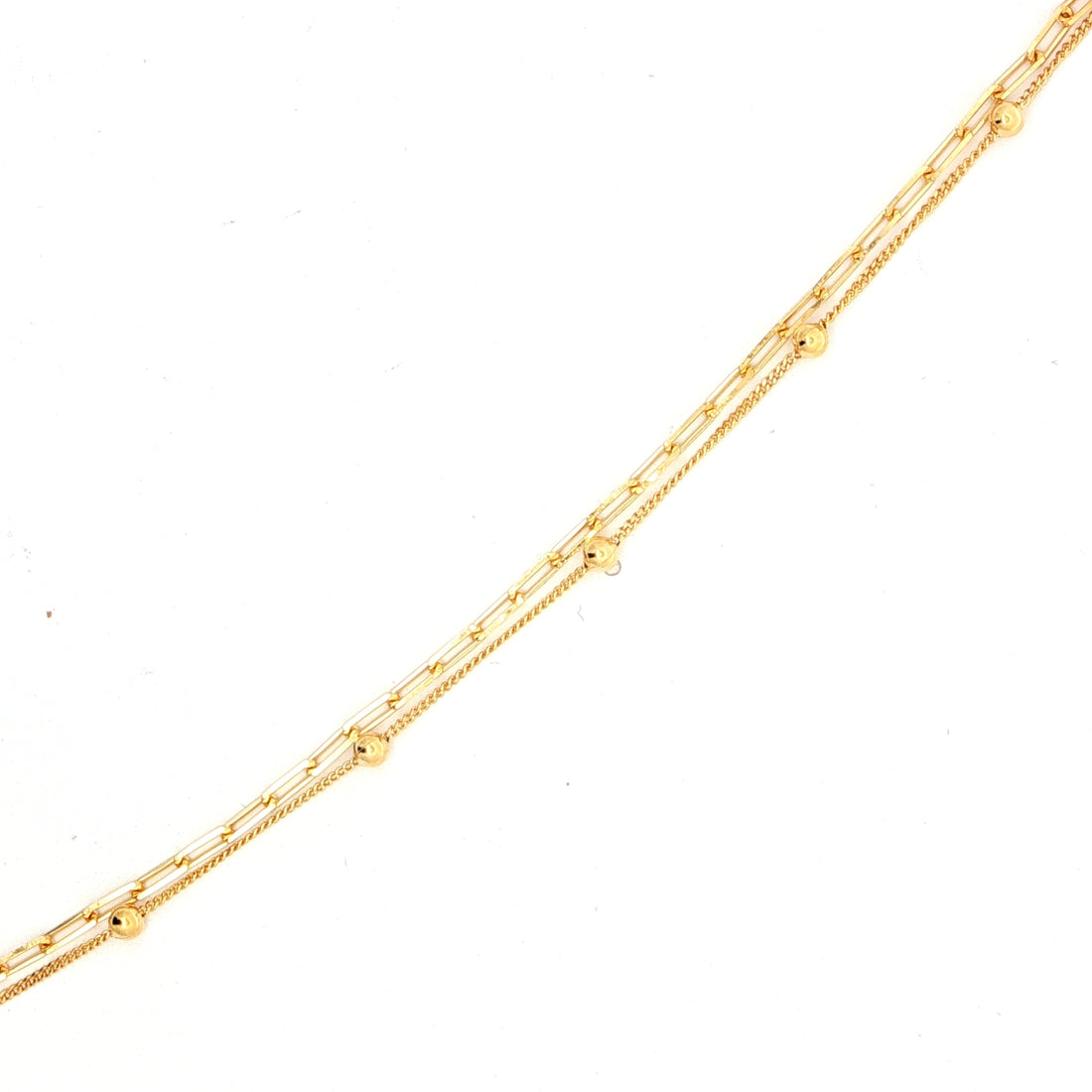 Bead Paperclip Bracelet