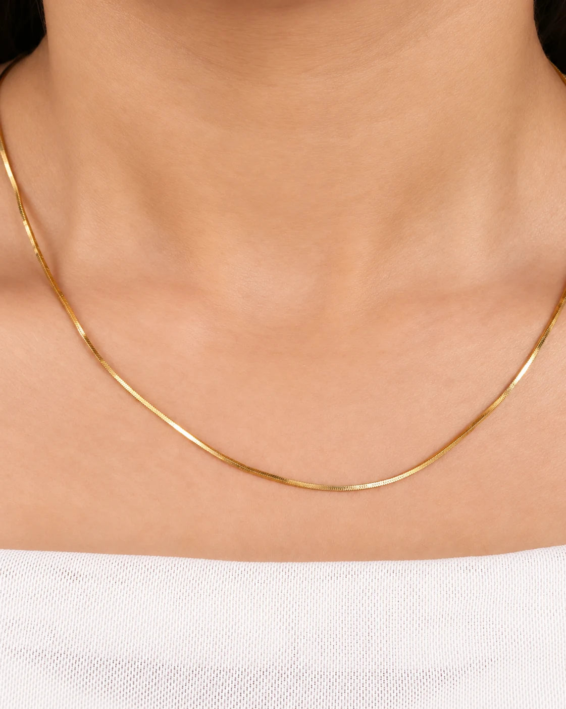 Snake-Link Gold Plated Chain