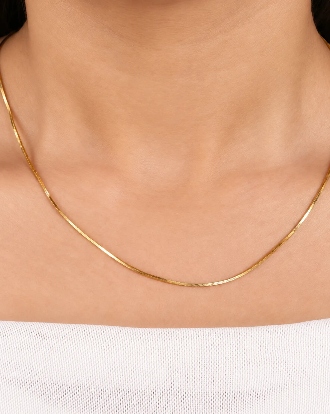 Snake-Link Gold Plated Chain