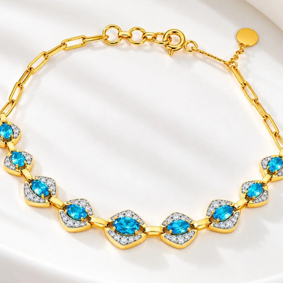 Mira Diamond Bracelet |Gold Vermeil