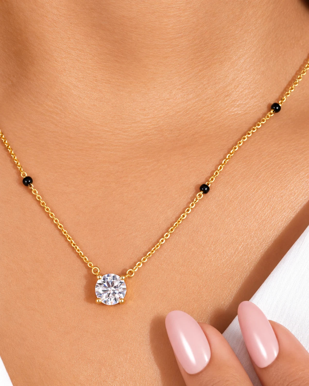Mira Mangalsutra | Gold Vermeil