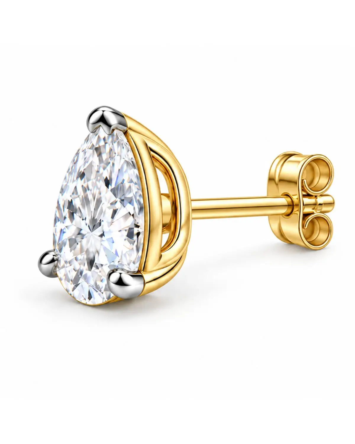 Pear Studs | Gold Vermeil
