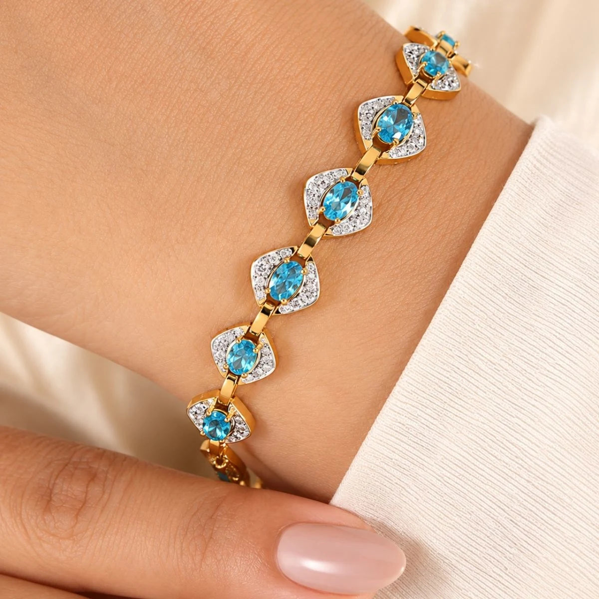 Mira Diamond Bracelet |Gold Vermeil