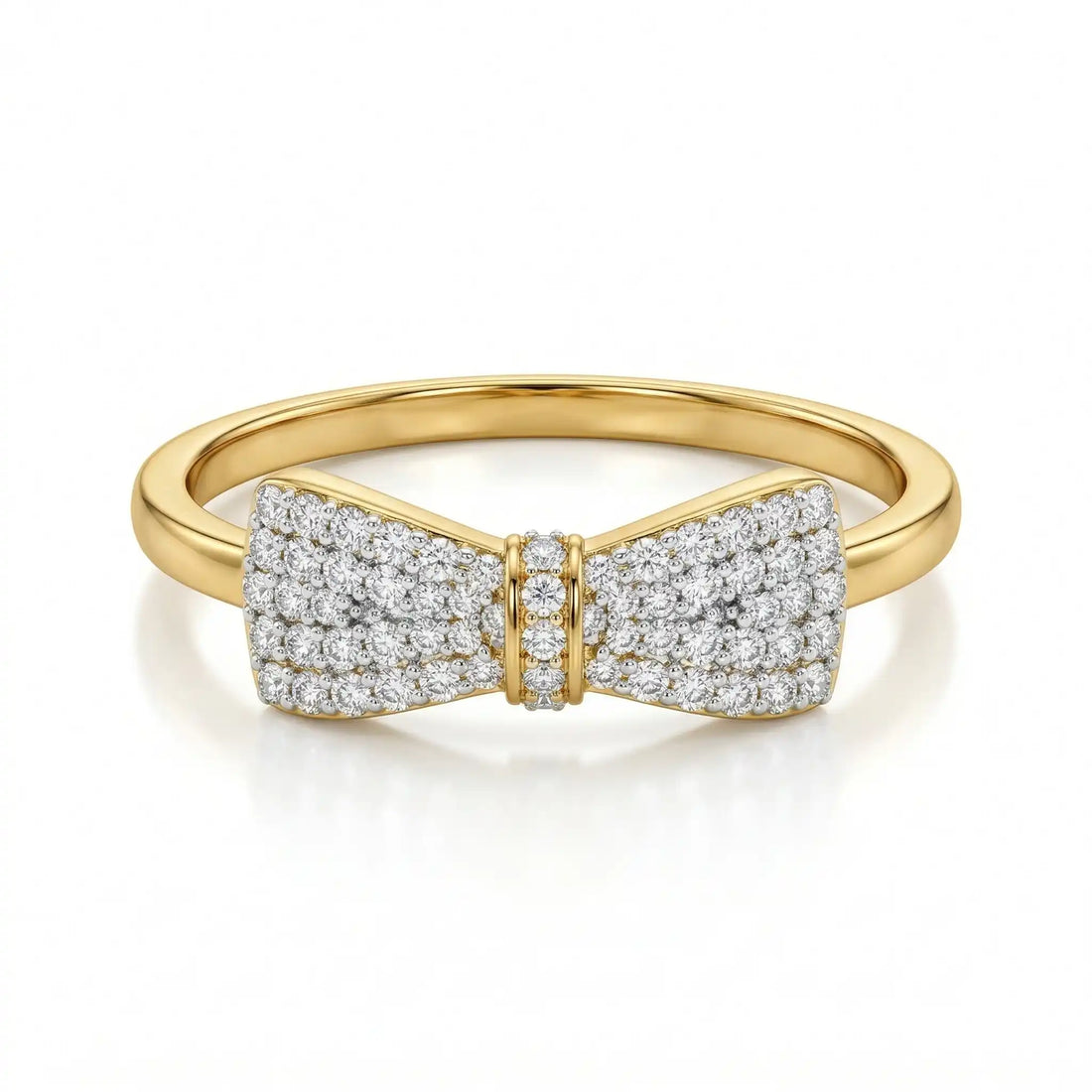 Bow Ring with Monzonite Diamond