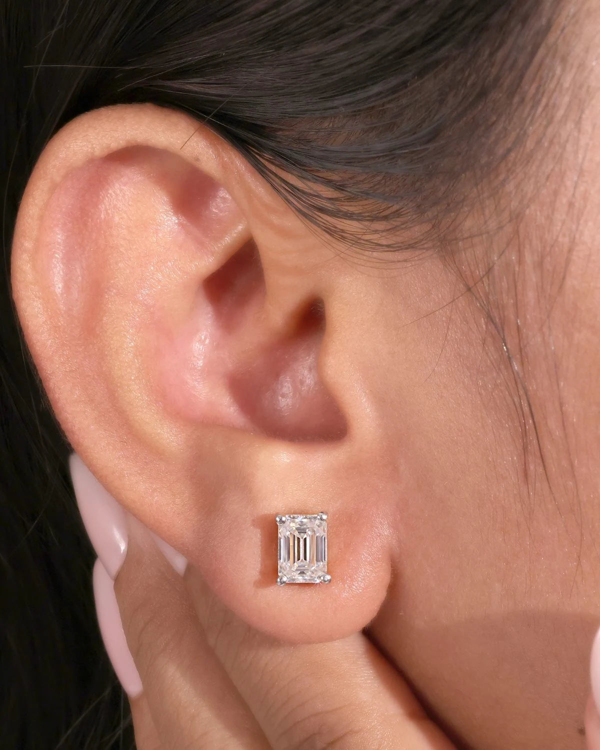 Emerald Luxe Studs | Gold Vermeil