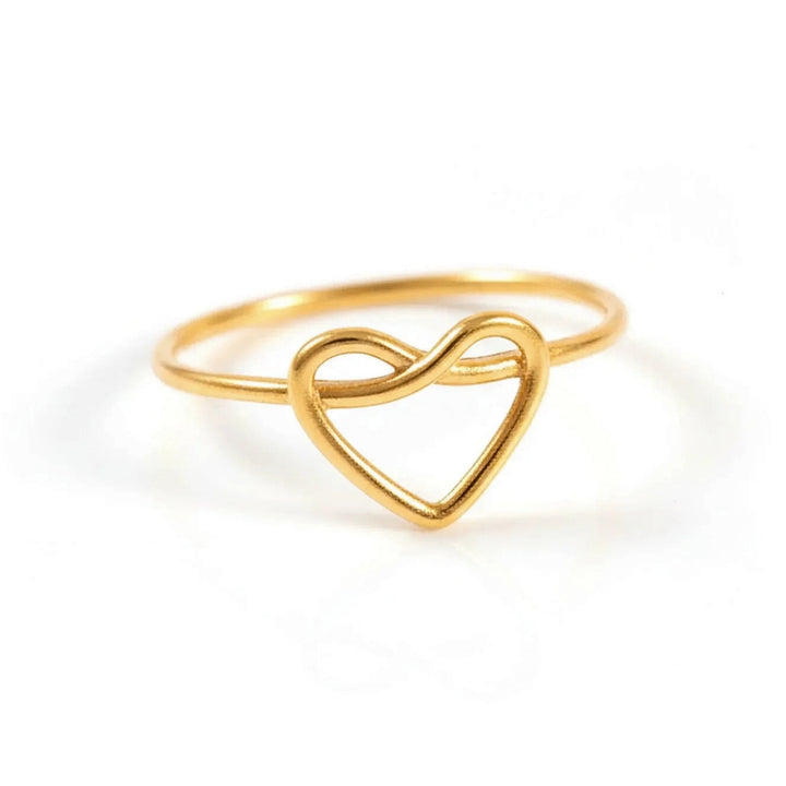 Gold Plated Heart Ring
