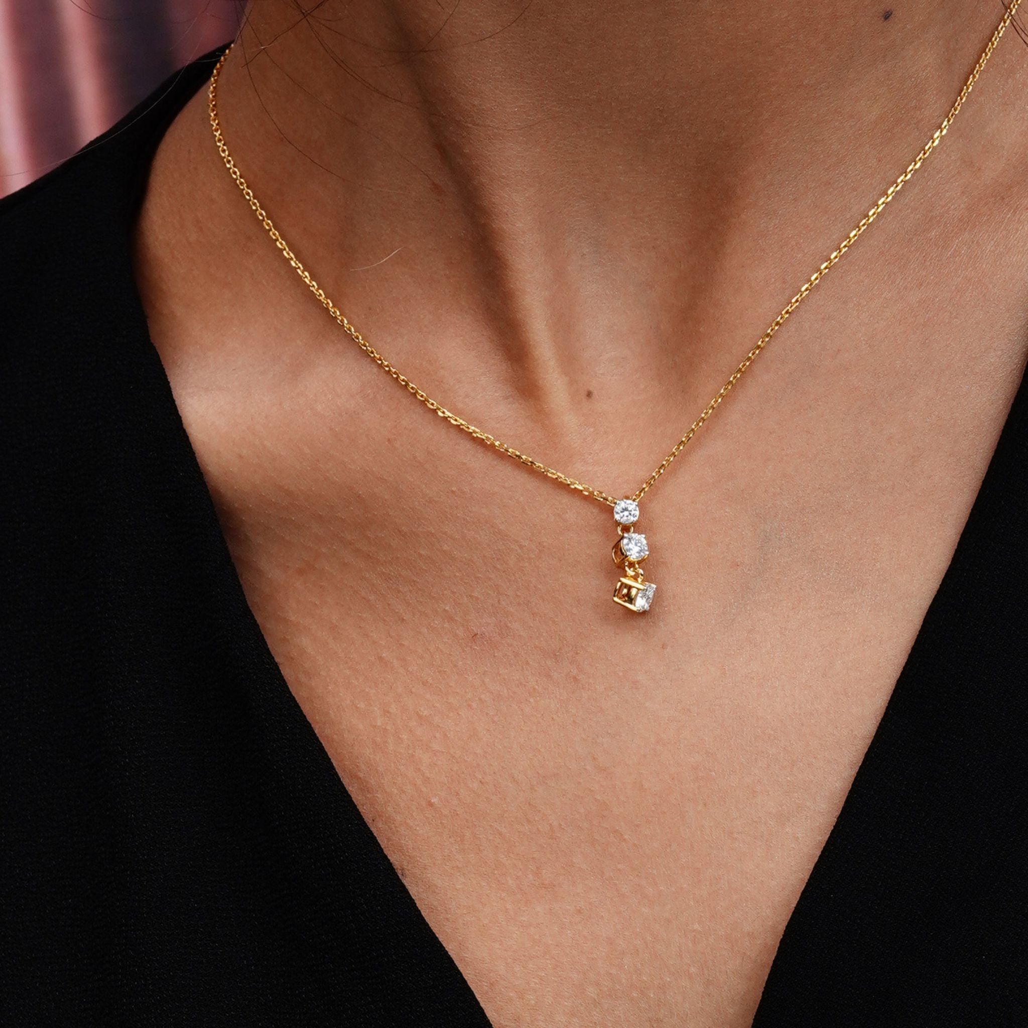 Trio Solitaire Pendant
