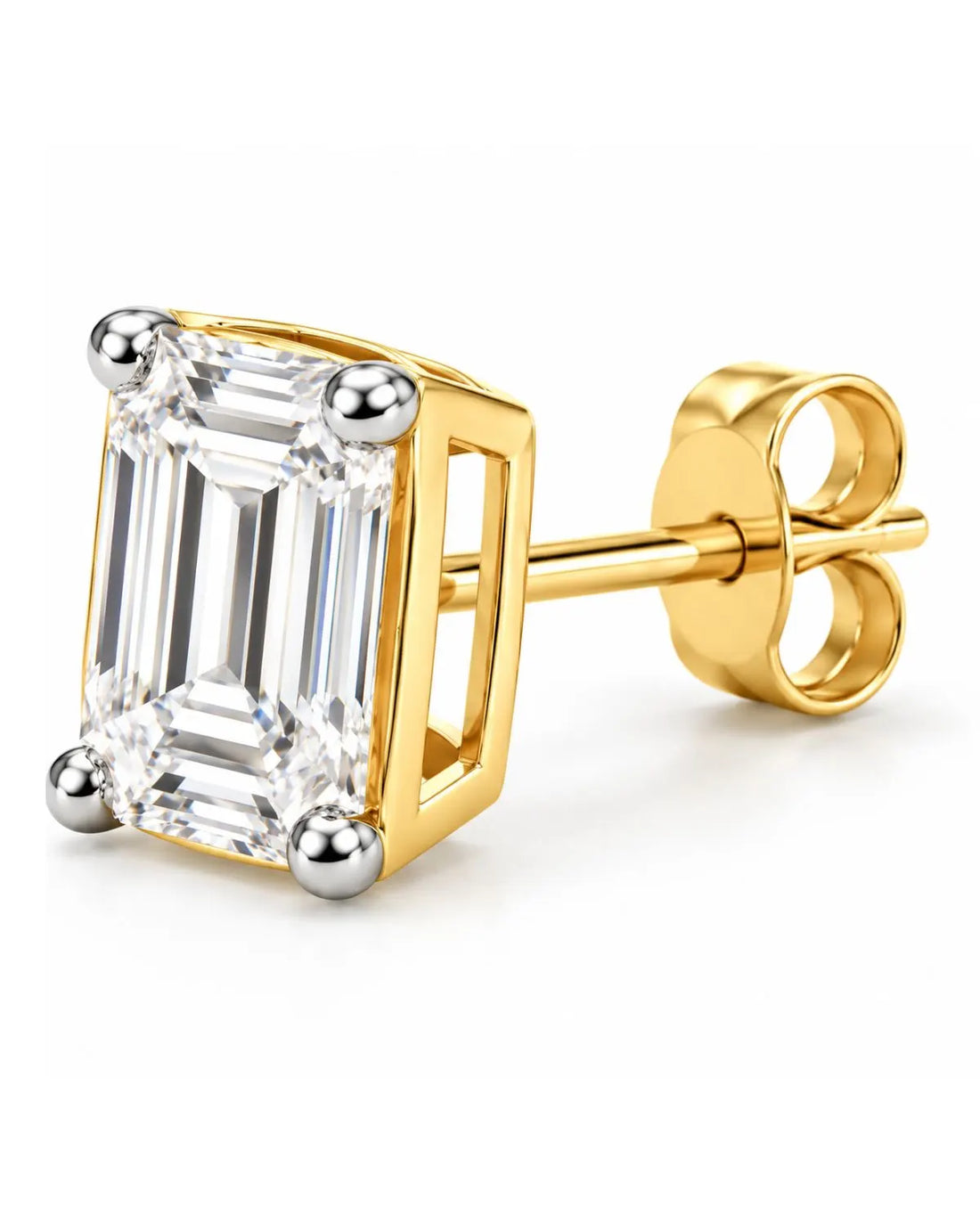 Emerald Luxe Studs | Gold Vermeil