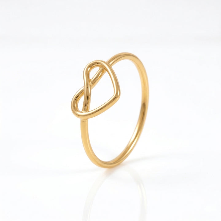 Gold Plated Heart Ring