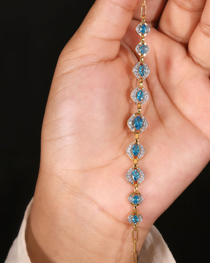 Mira Diamond Bracelet |Gold Vermeil