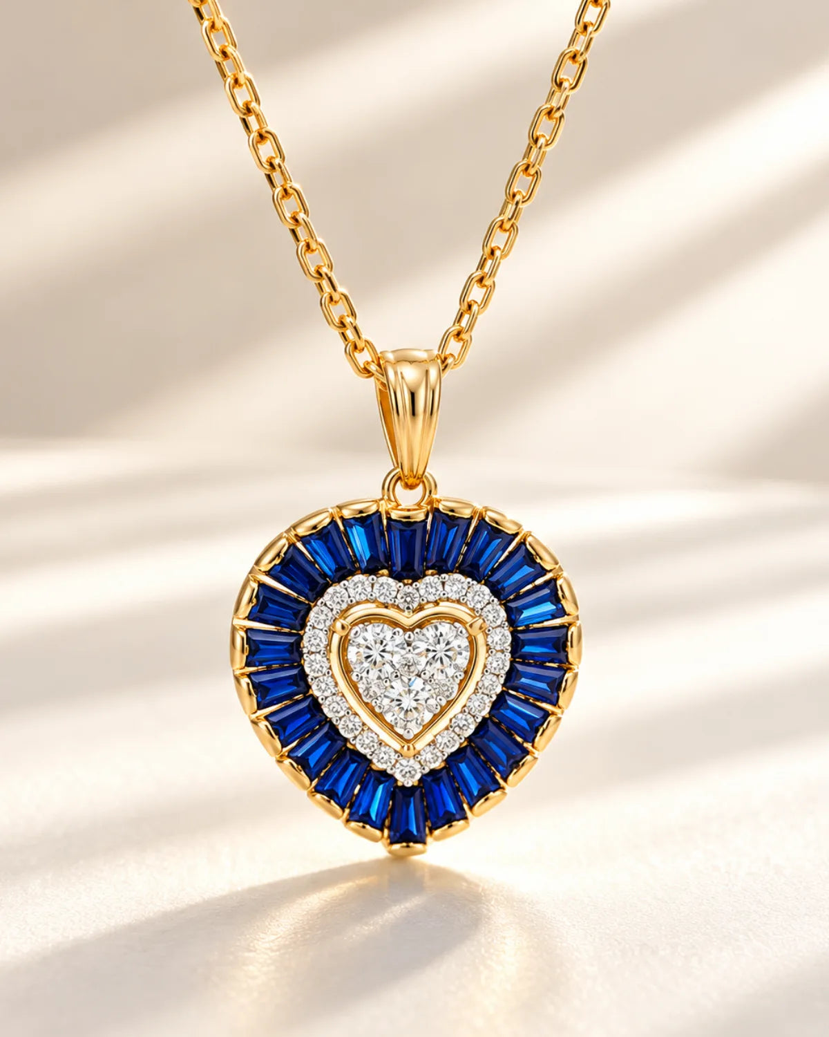 Aura Midnight Heart Pendant