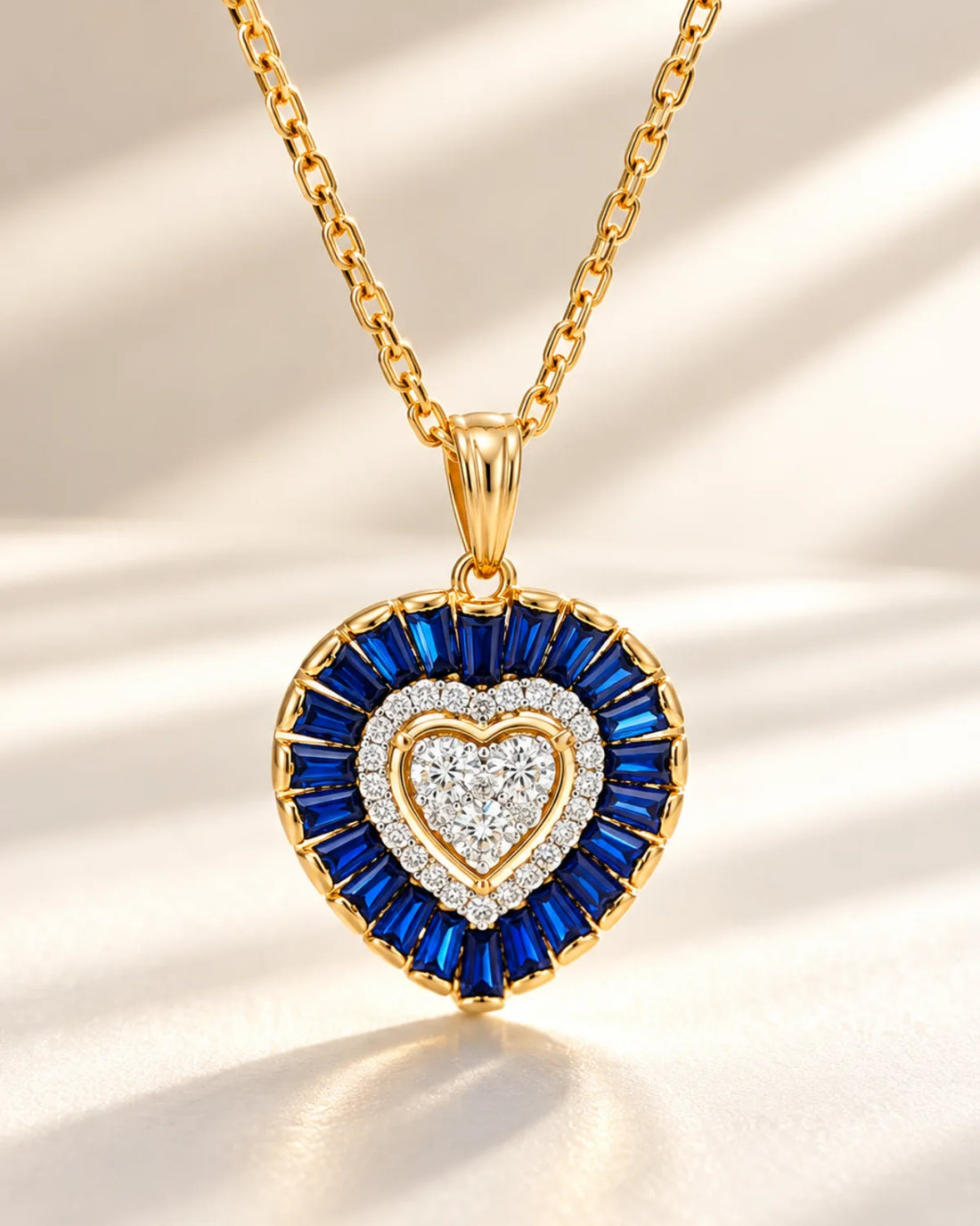Aura Midnight Heart Pendant