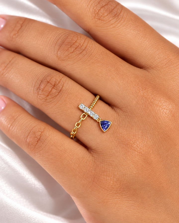 Emily Diamond Crush Ring | Gold Vermeil