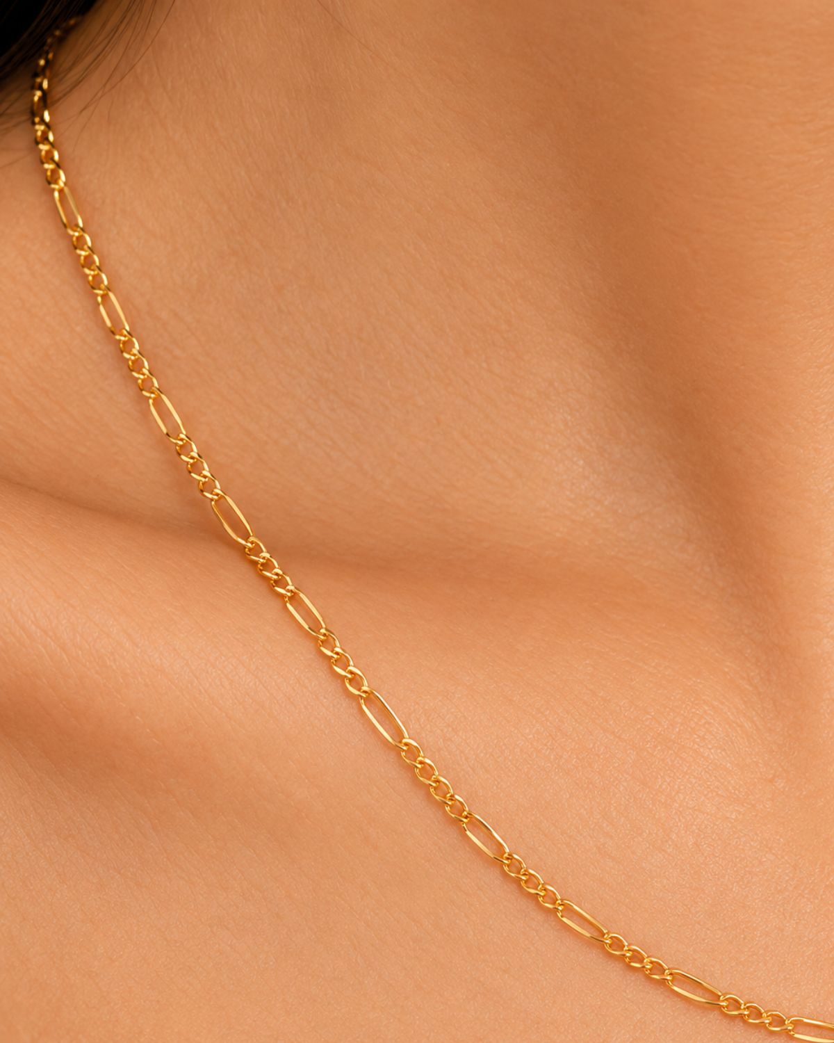 Gold-plated Figaro Chain