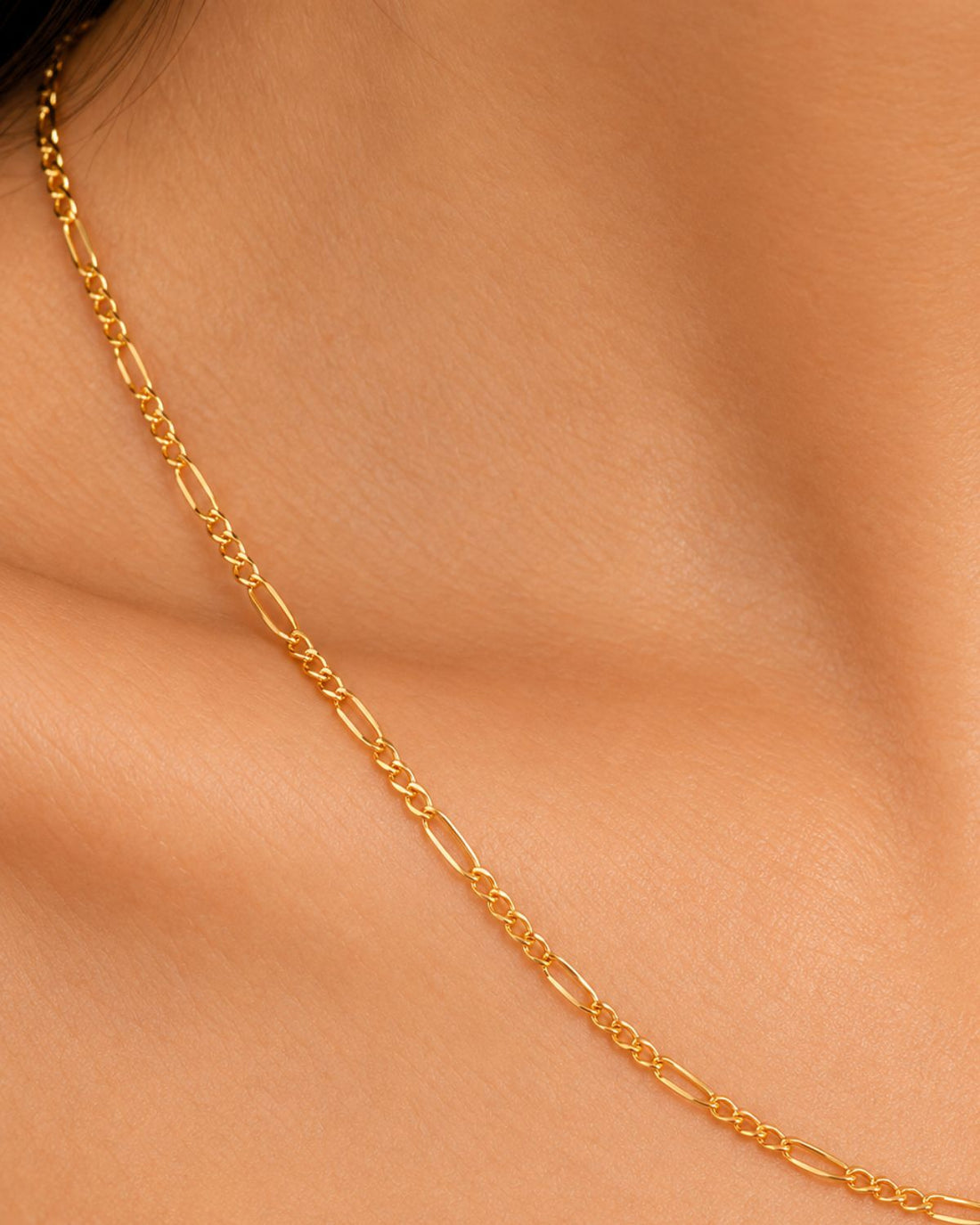 Gold-plated Figaro Chain