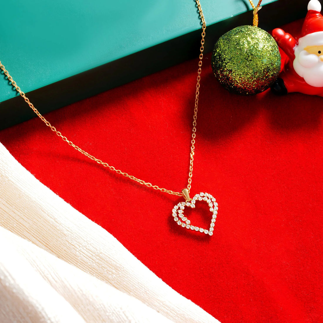 Sparkling Heart Diamond Pendant