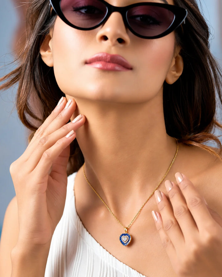 Aura Midnight Heart Pendant