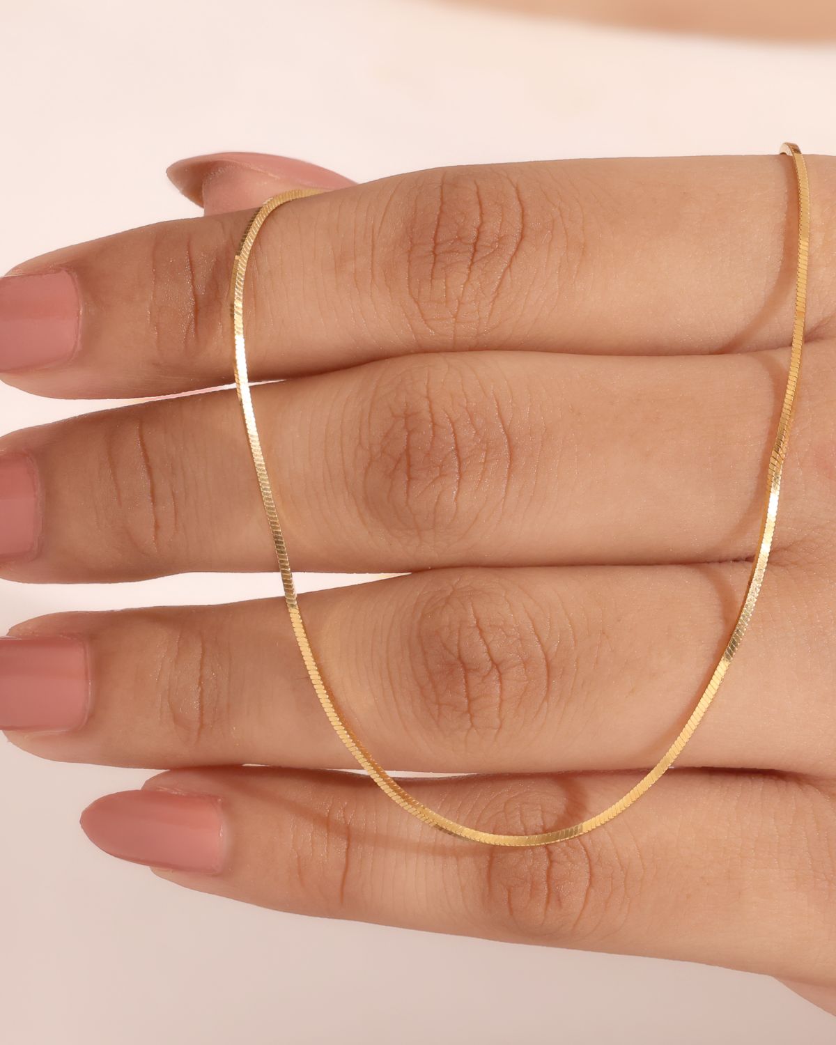 Snake-Link Gold Plated Chain