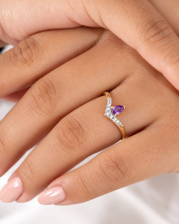 Aarohi Vermeil Ring | Gold Vermeil
