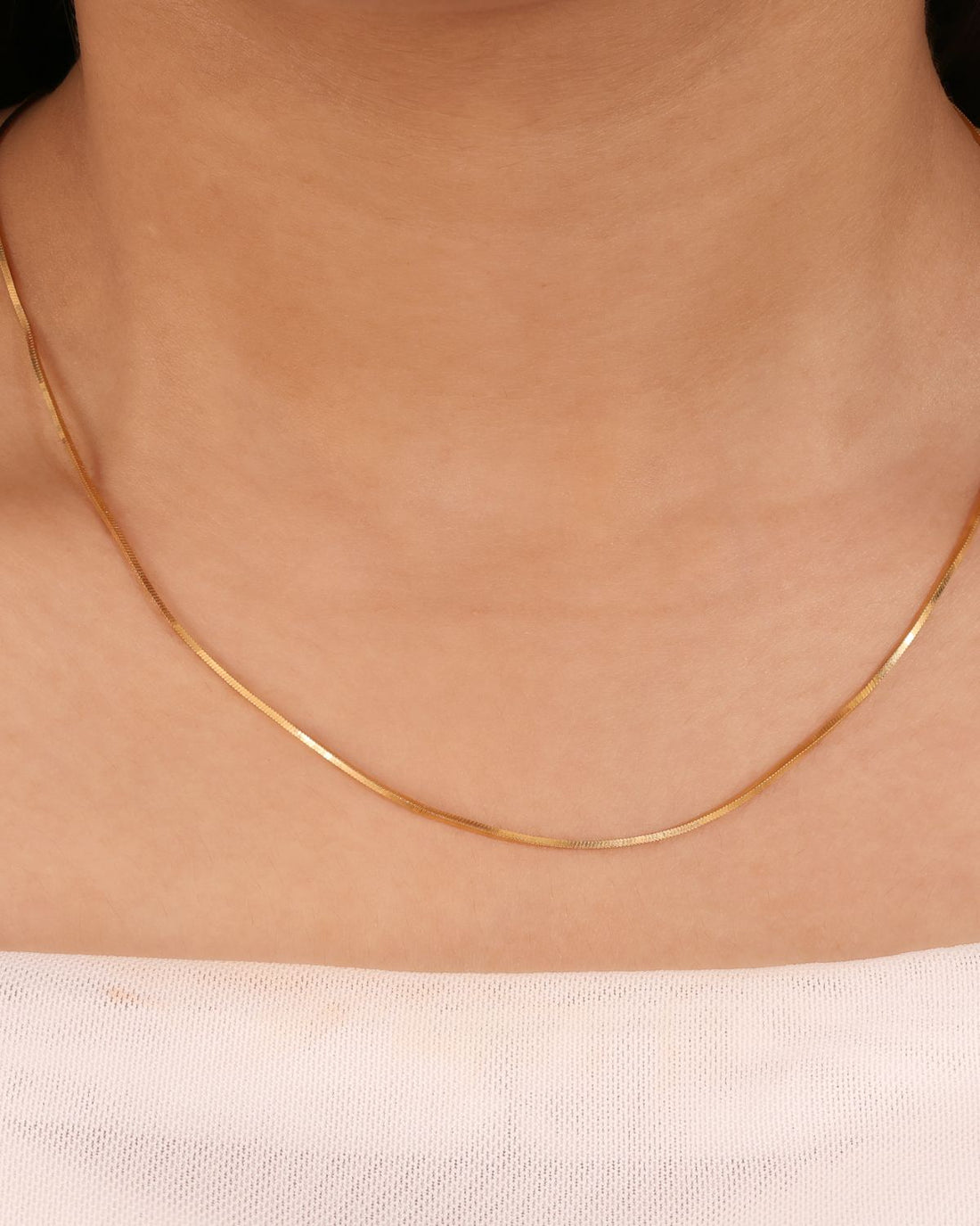Snake-Link Gold Plated Chain