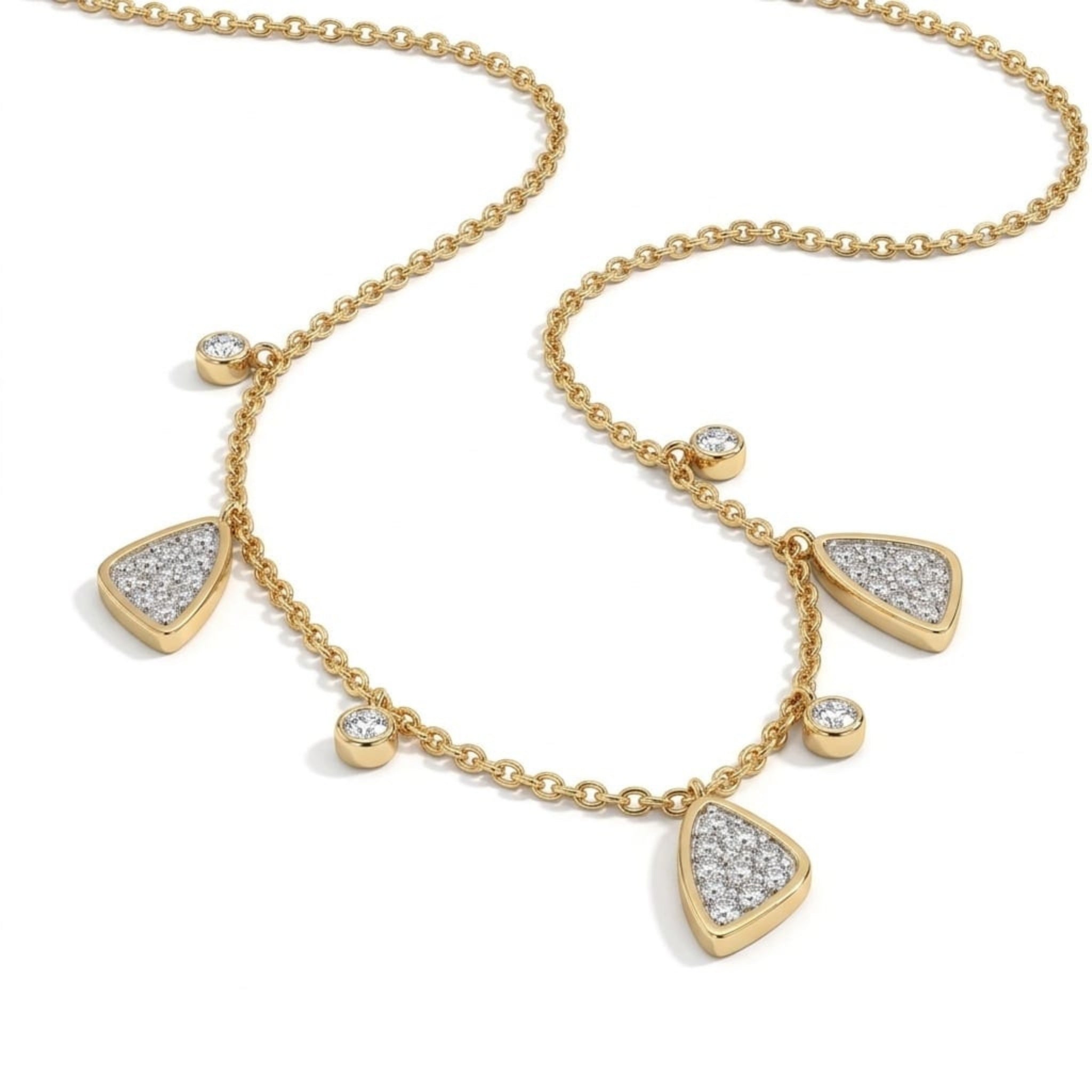 Multi Charm Diamond Necklace