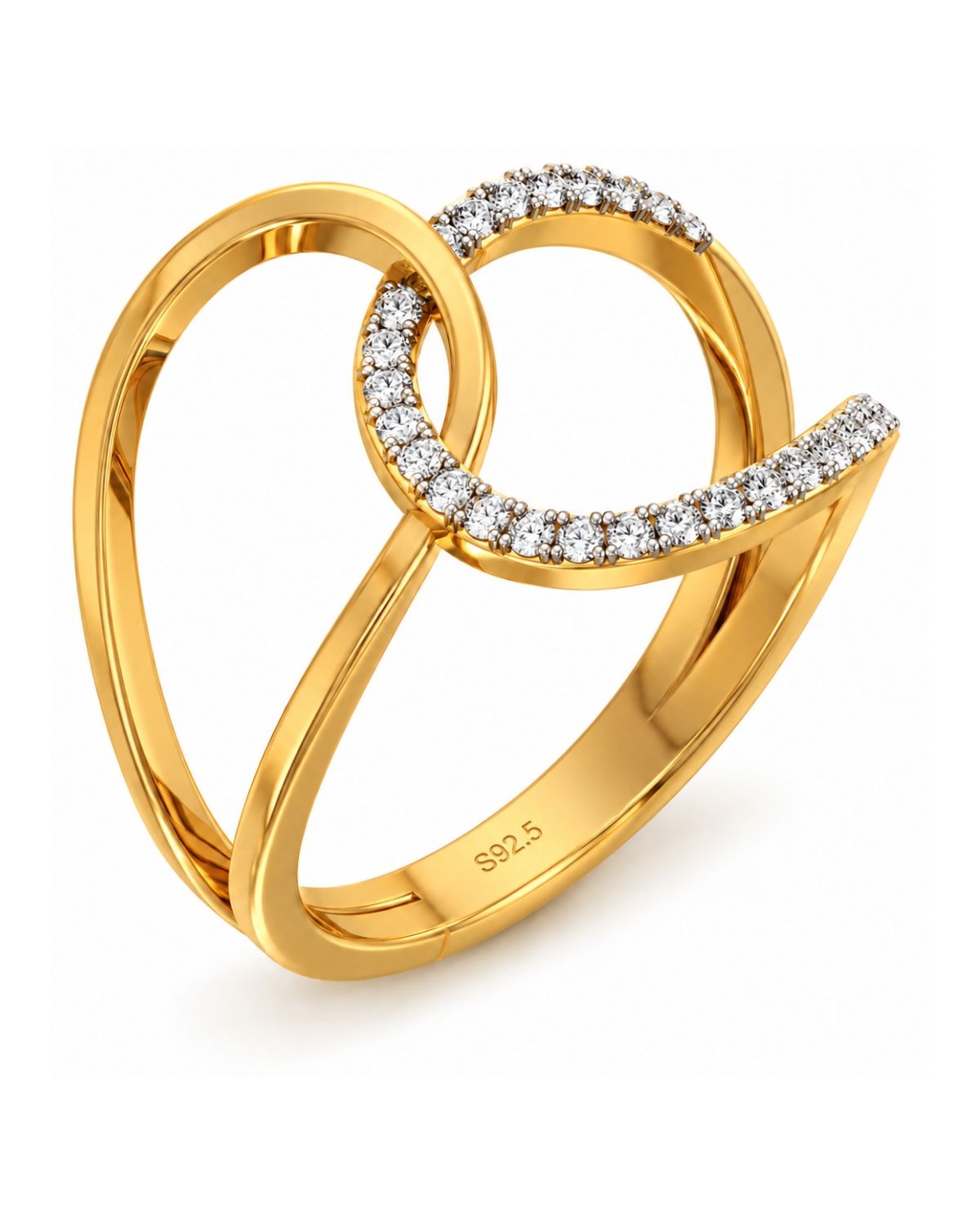 InterConnected Gold Vermeil Ring