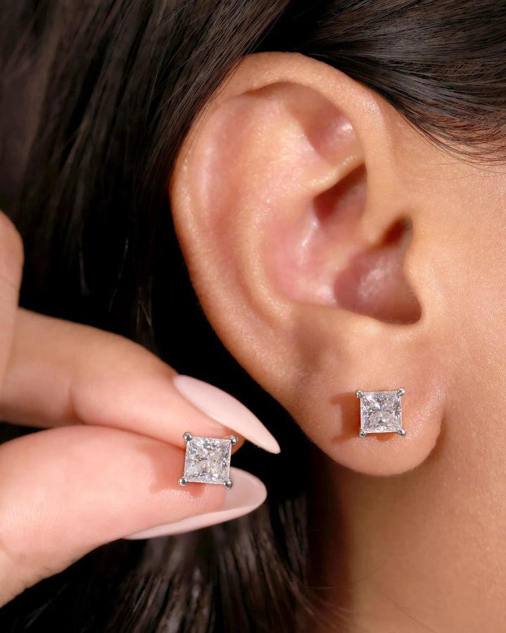 Princess Studs | Gold Vermeil