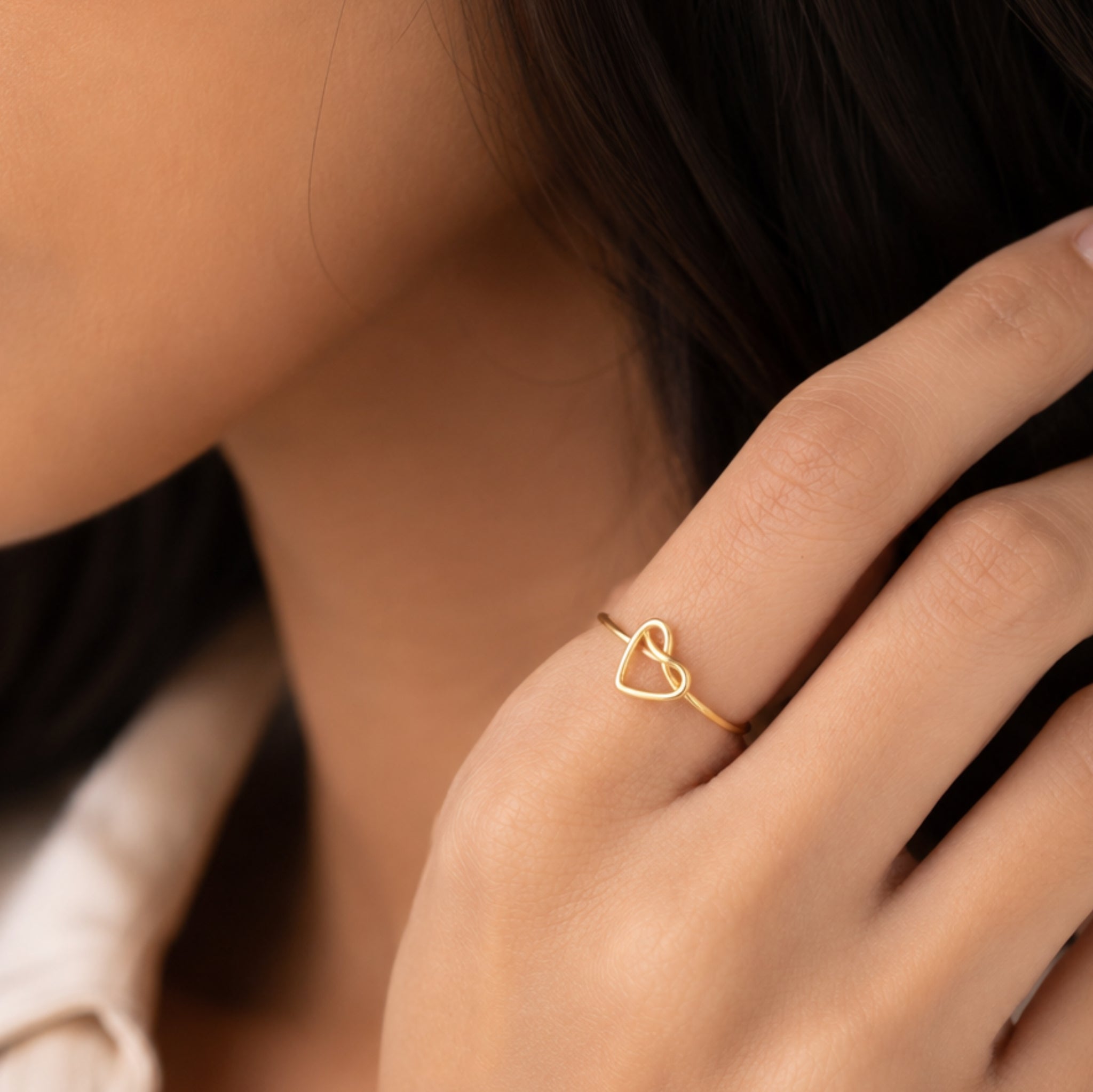 Gold Plated Heart Ring