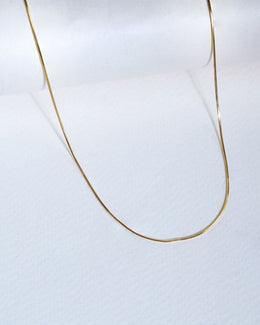 Snake-Link Gold Plated Chain