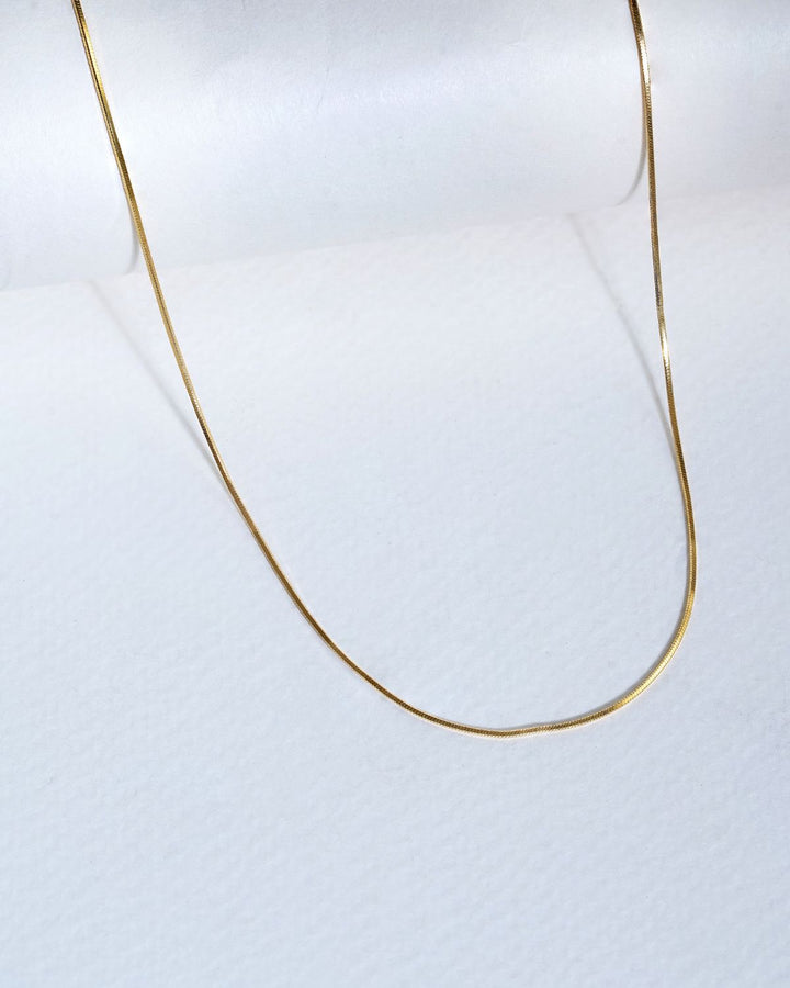Snake-Link Gold Plated Chain