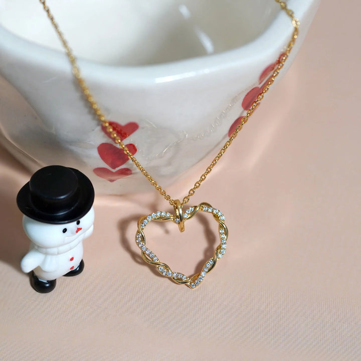 Twisted Heart Pendant