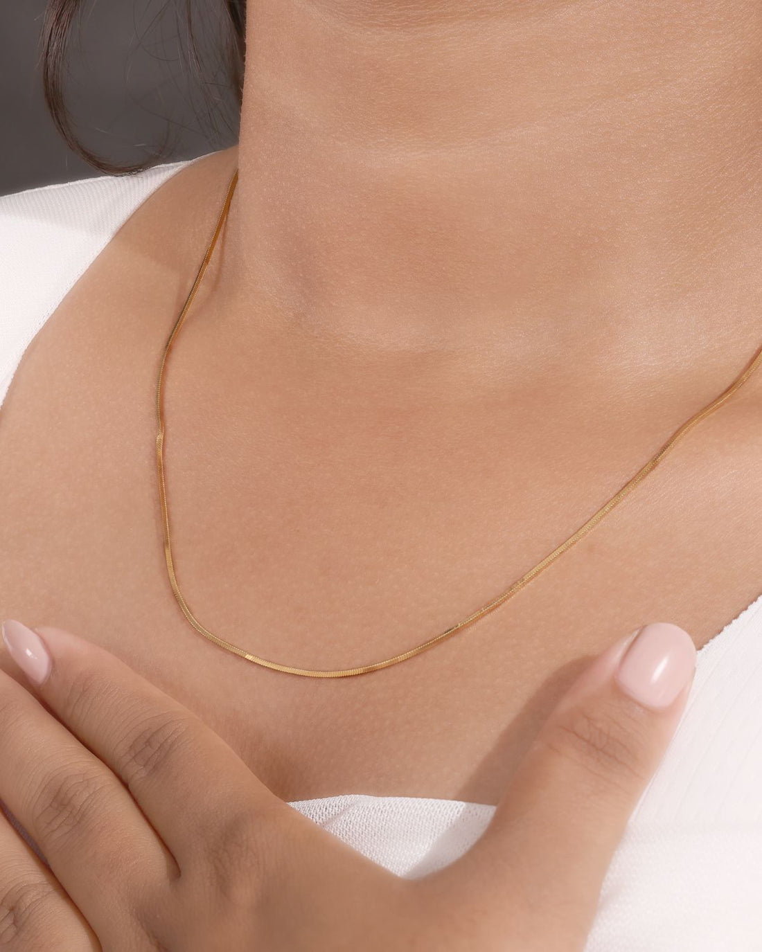 Snake-Link Gold Plated Chain