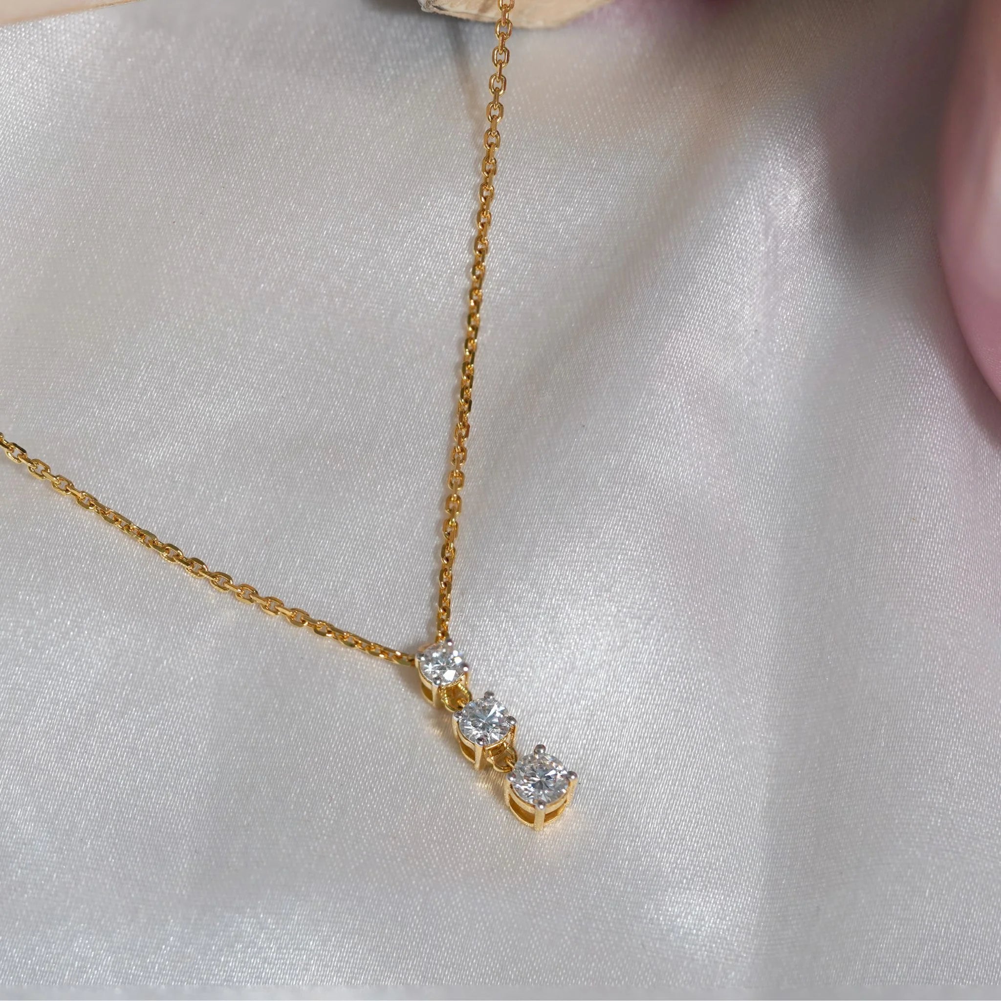 Trio Solitaire Pendant