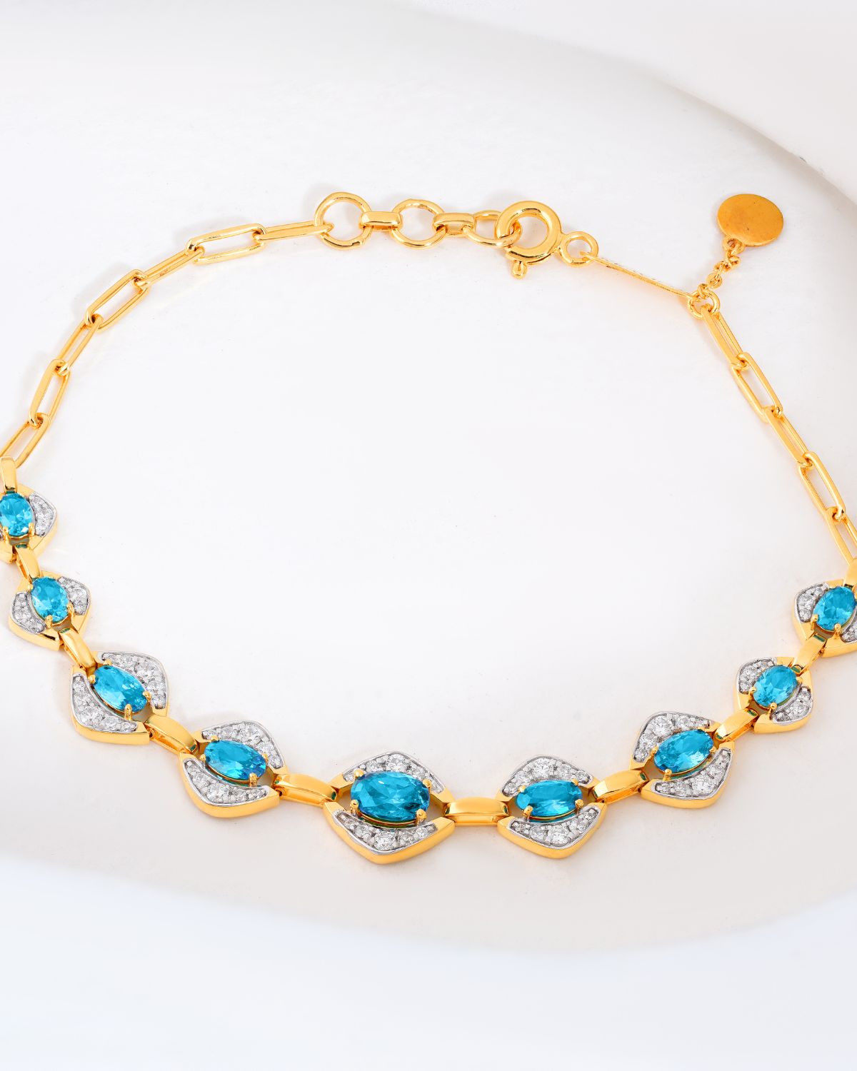 Mira Diamond Bracelet |Gold Vermeil
