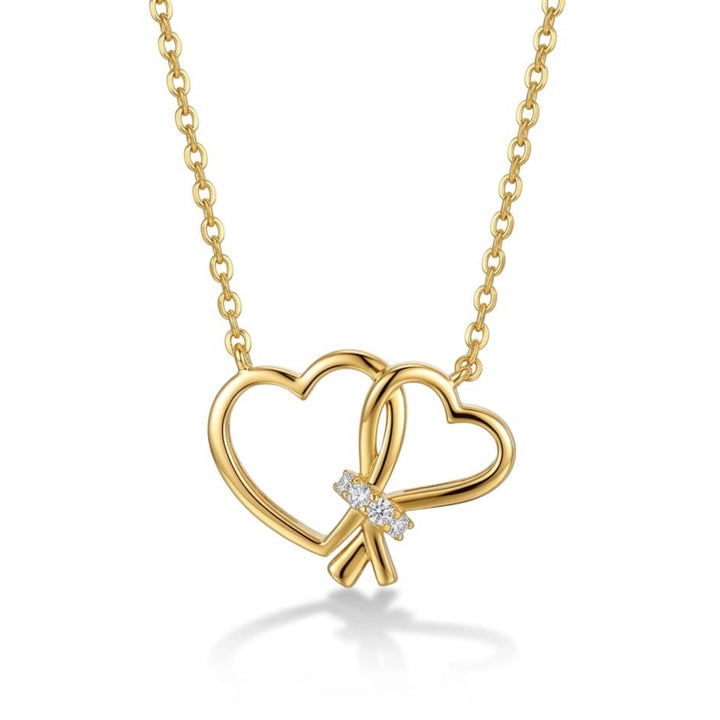 Double Heart Harmony Pendant