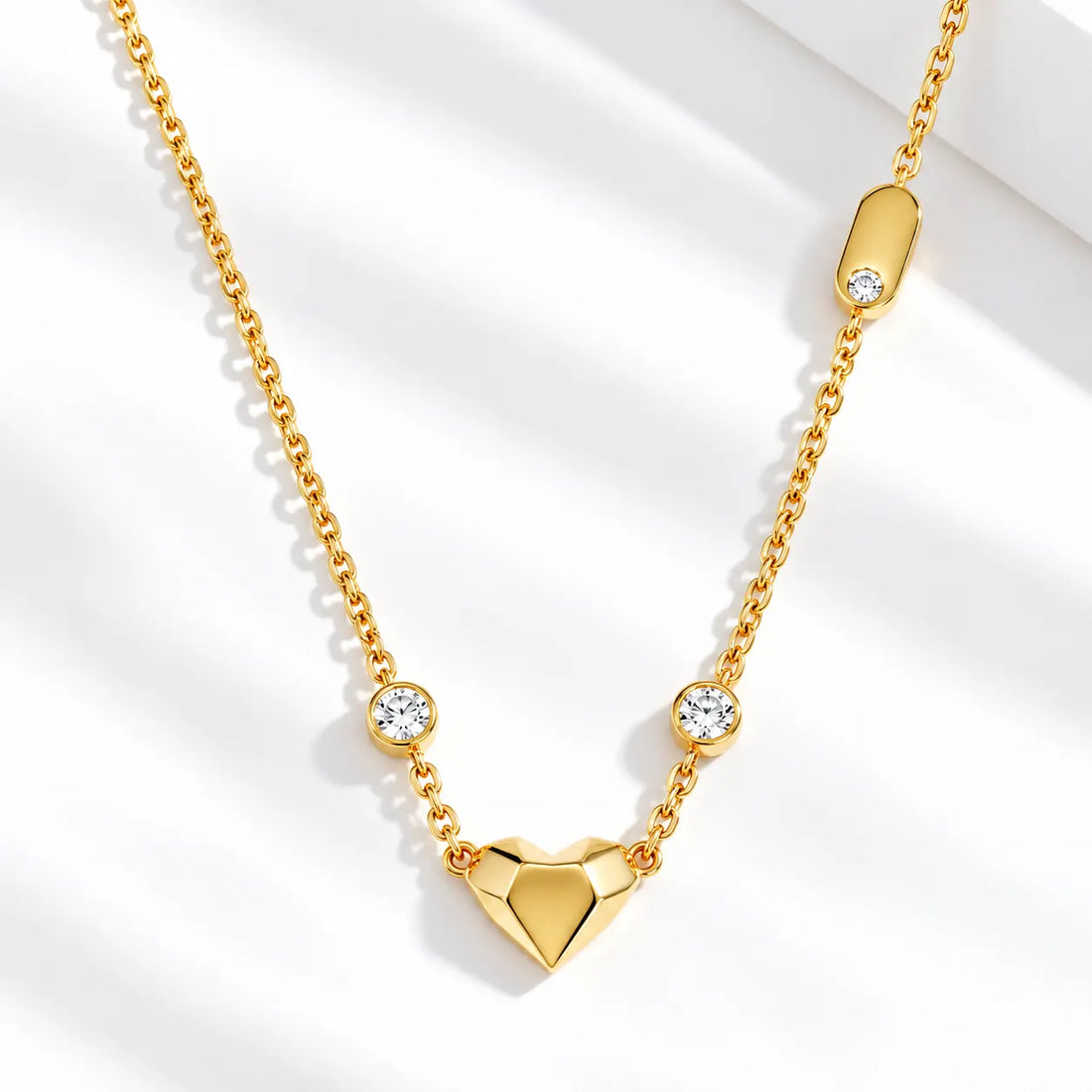 Heart Moissanite Necklace