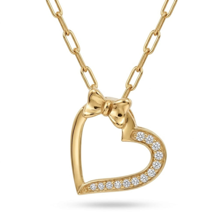 Bow Heart Monzonite Pendant