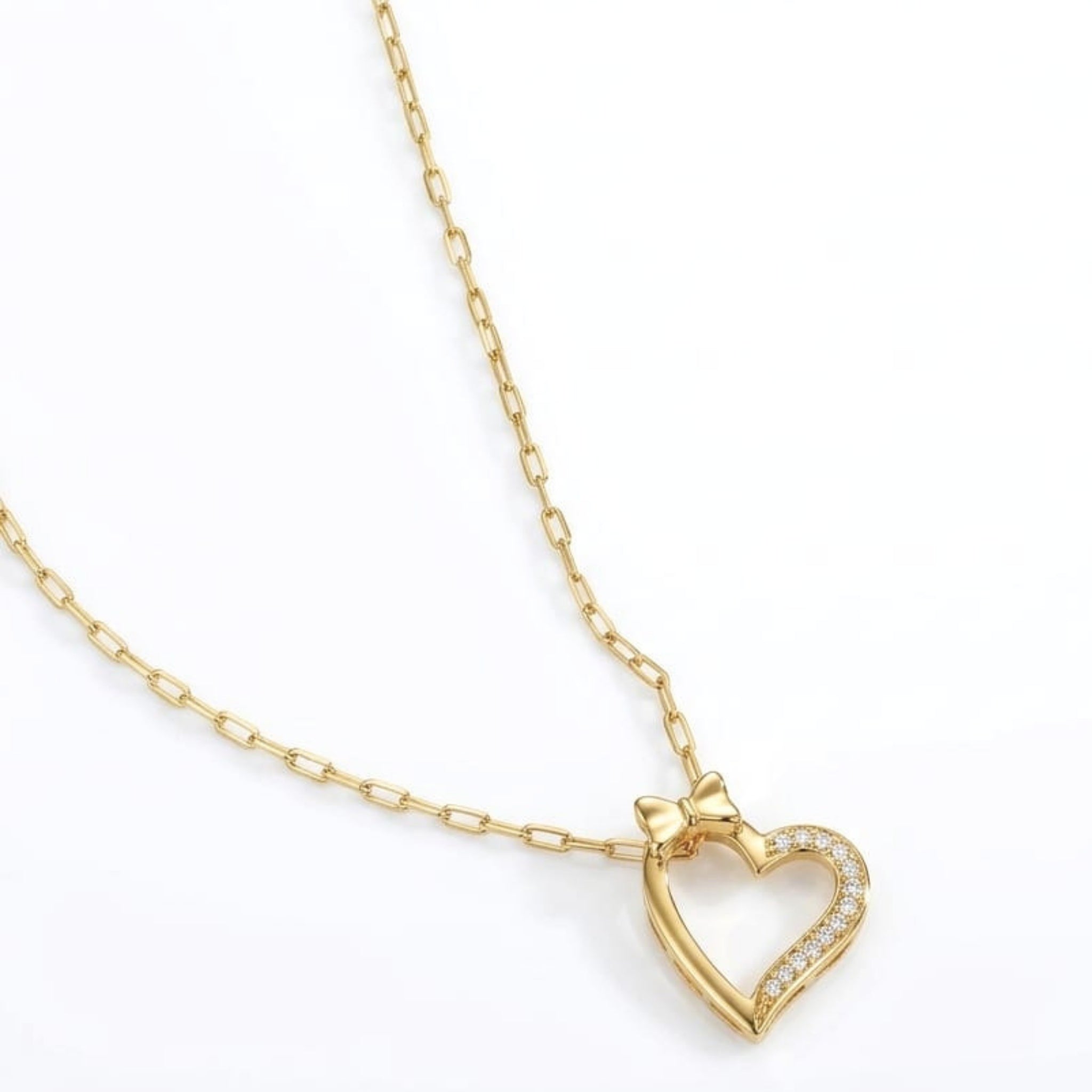 Bow Heart Monzonite Pendant