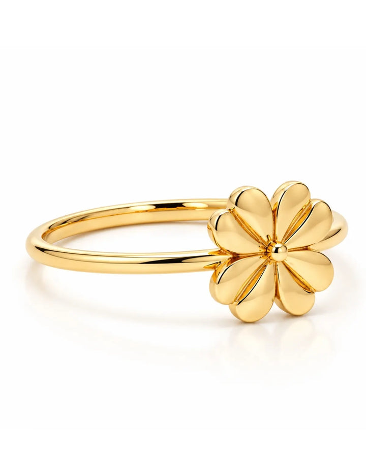 Gold Flower Ring