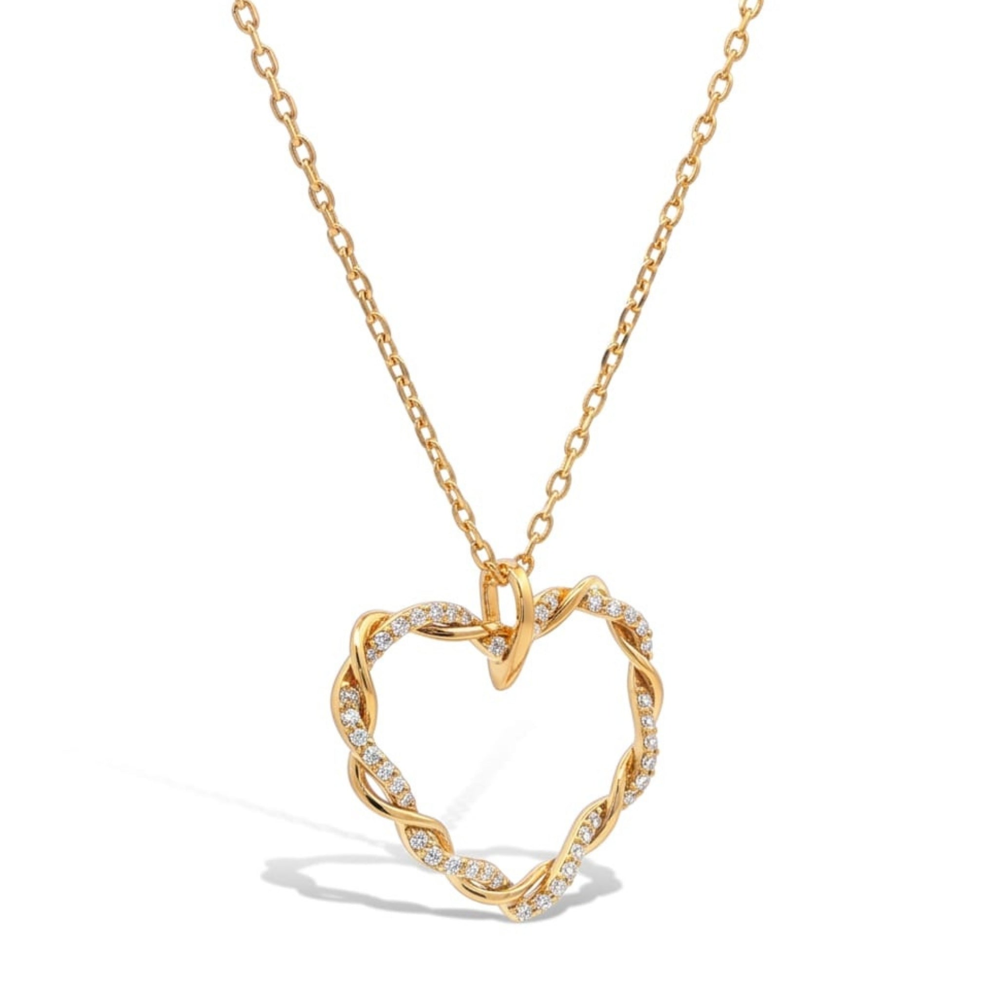Twisted Heart Pendant