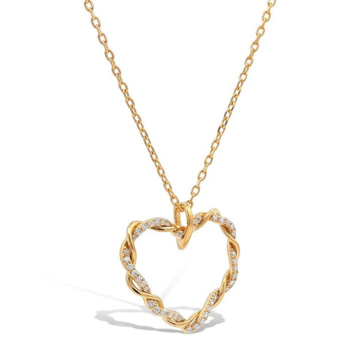 Twisted Heart Pendant