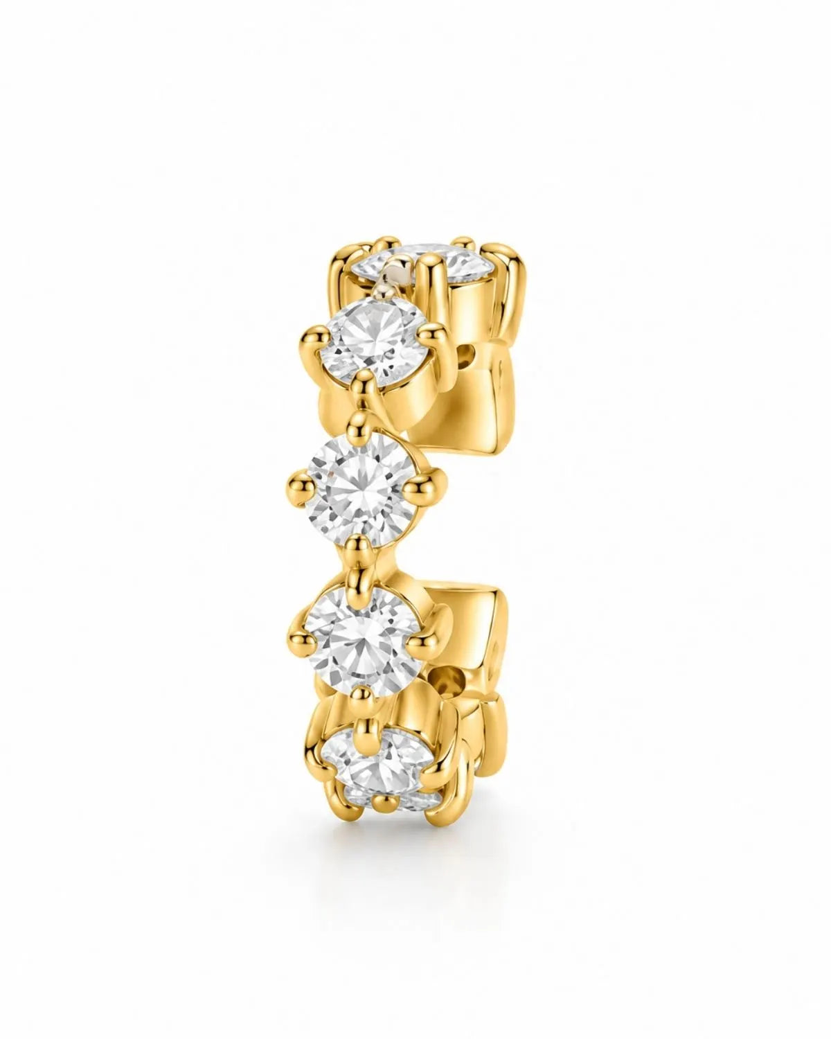 Ovia Moissanite Ear Cuff | Gold Vermeil