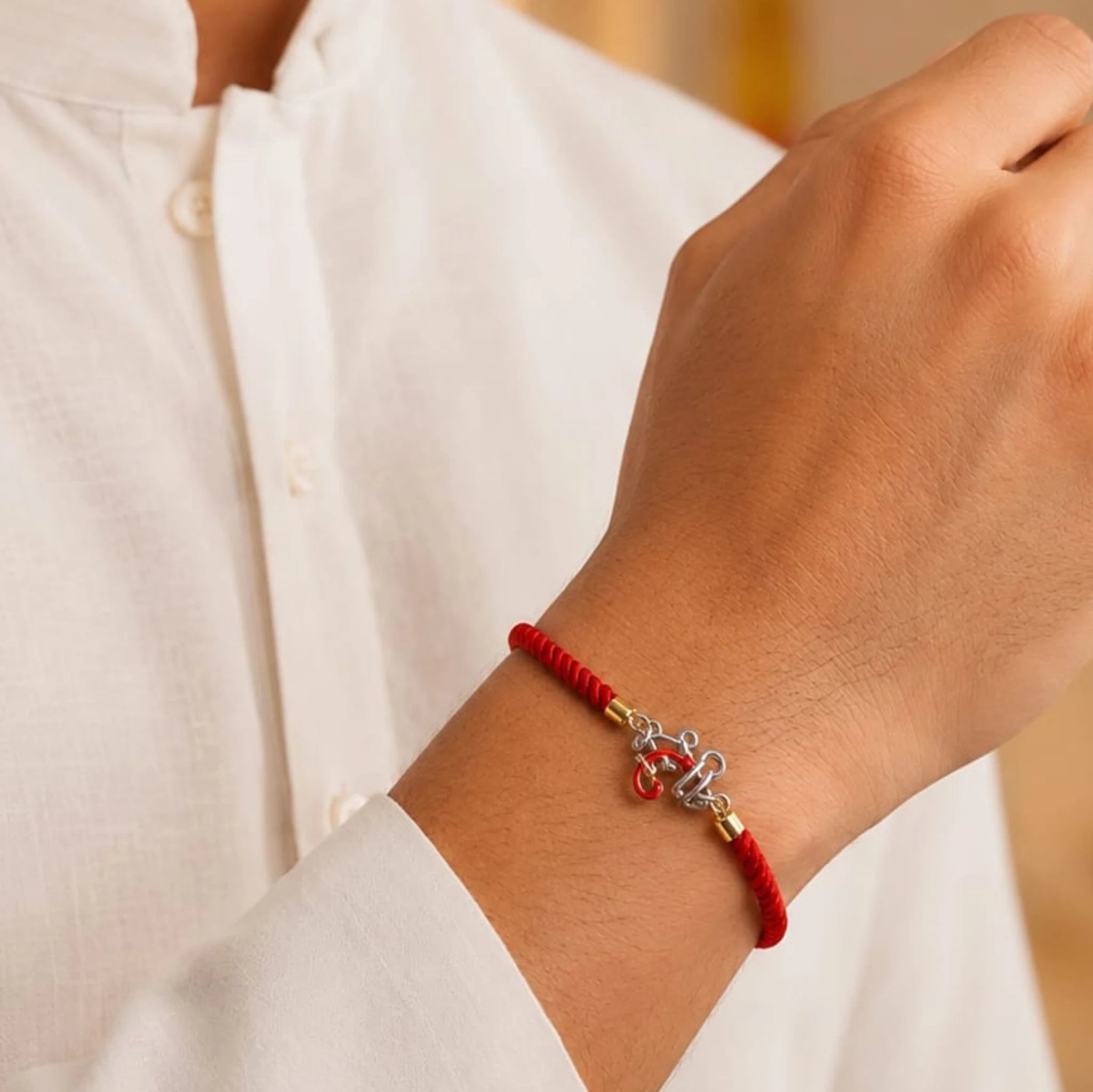 Shree Ganesh 925 Silver Adjustable Rakhi
