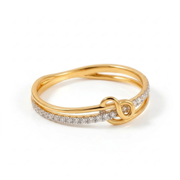 Gold Plated Knot Ring