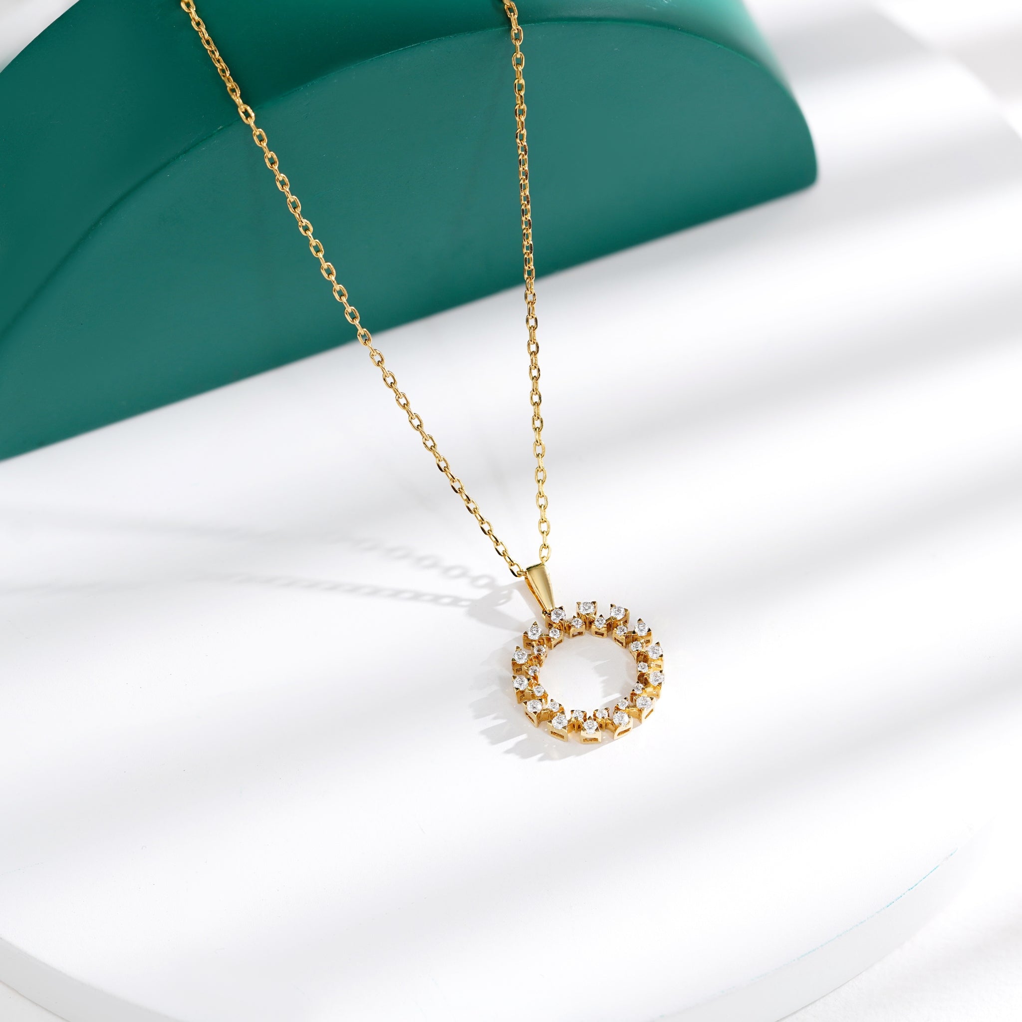 Radiant Halo Monzonite Pendant