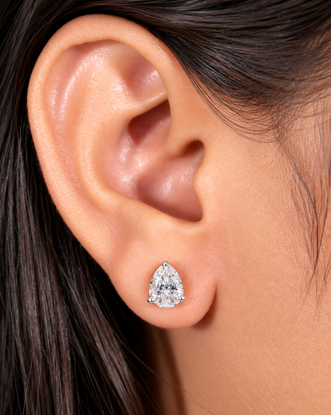 Pear Studs | Gold Vermeil