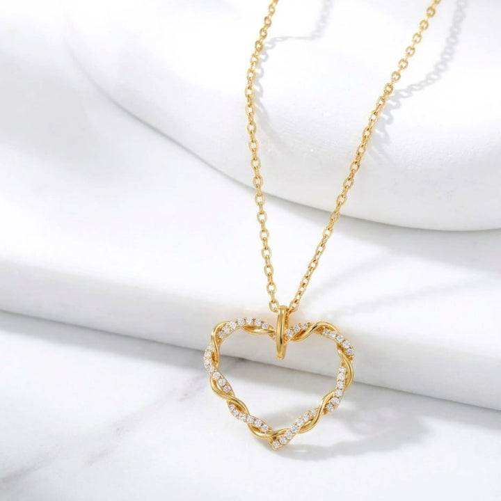 Twisted Heart Pendant