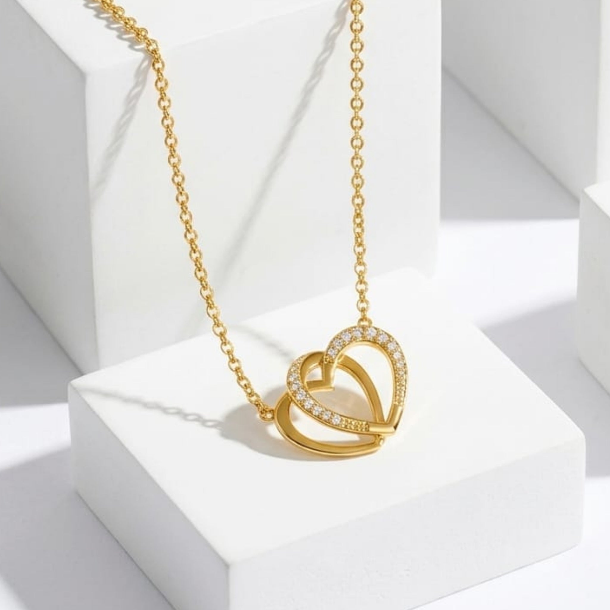 Intertwined Hearts Pendant