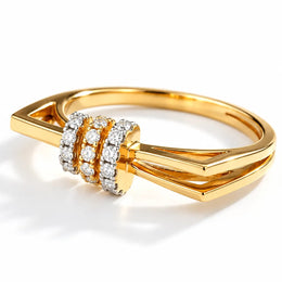 Arelina Moissanite Diamond Vermeil ring